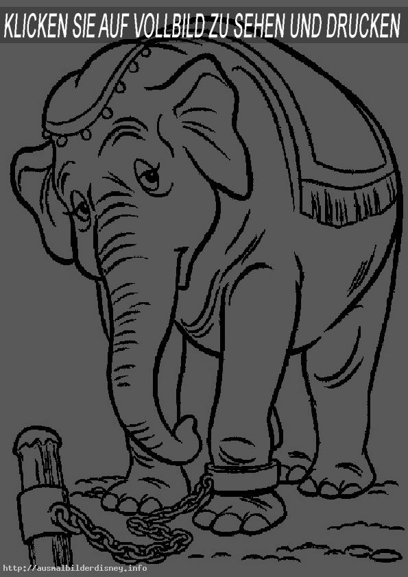 Ausmalbilder Dumbo 5