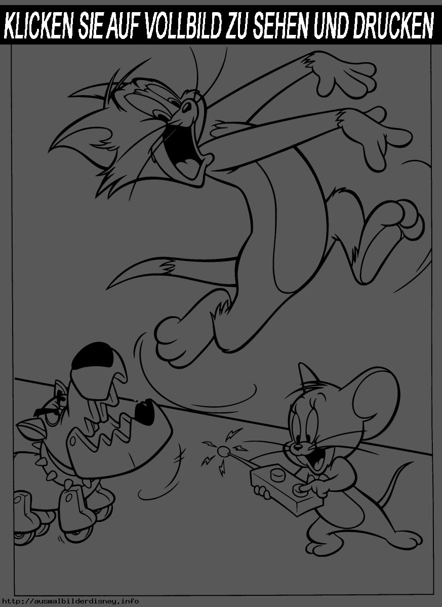 Ausmalbilder Tom und Jerry-16
