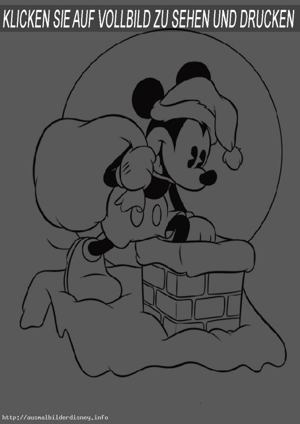 Ausmalbilder--Disney--Weihnachten-1