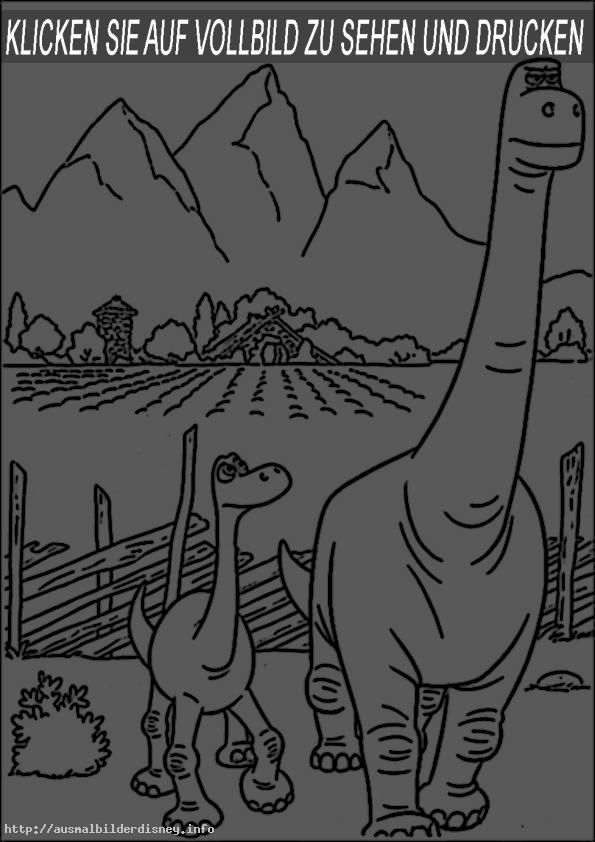 ausmalbilder disney der gute dinosaurier-12