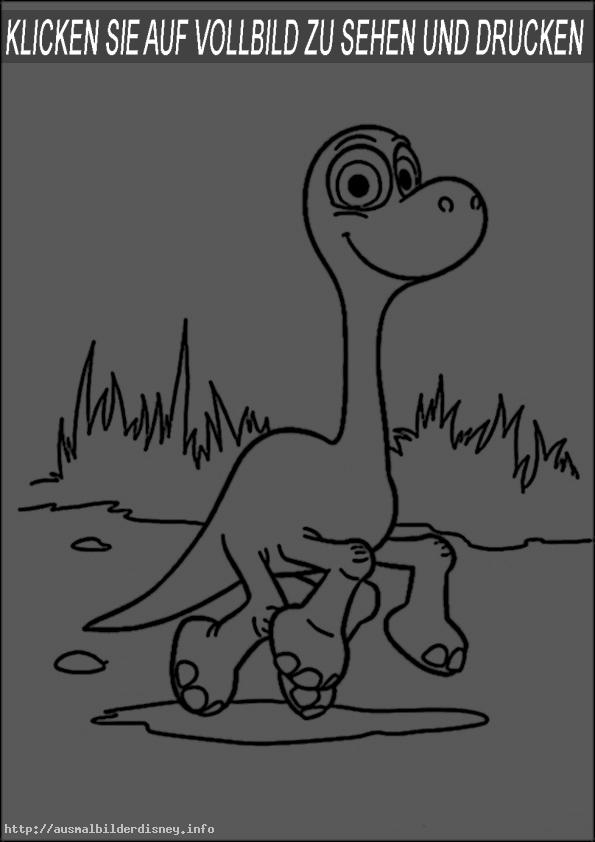 ausmalbilder disney der gute dinosaurier-14